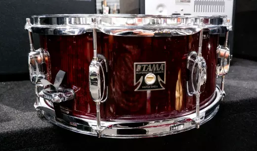 Tama - Superstar Classic Exotic 7-Piece Shell Pack (22,8,10,12,14,16,SD) - Gloss Garnet Lacebark Pine 2